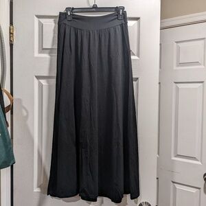 NWOT New York & Company Black Maxi Skirt women's size small